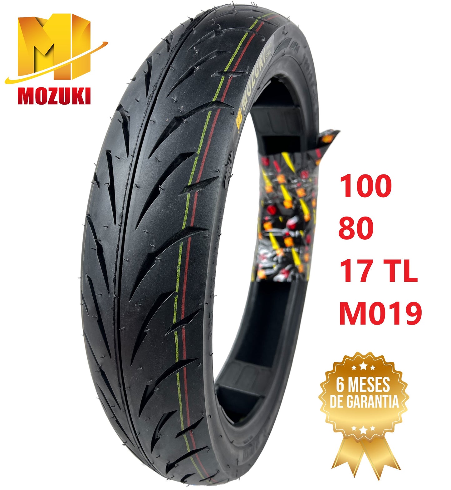 Neumatico Mozuki 100/80-17TL SYM019