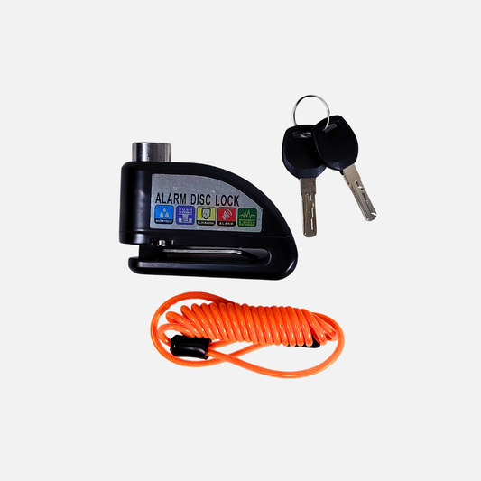 Candado de Disco con Alarma Antirrobo para Moto MOZUKI