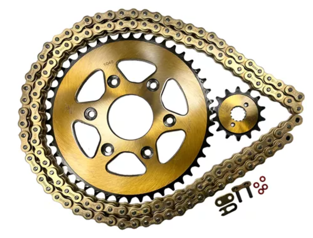 Kit de Transmision De Moto Dominar 400 520HO-120L 45T 15T MOZUKI