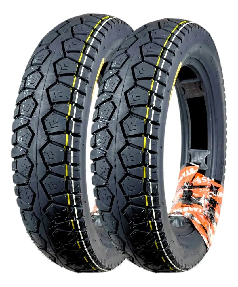 Neumáticos Moto 110/90-16 + 130/90-15 Alta Durabilidad