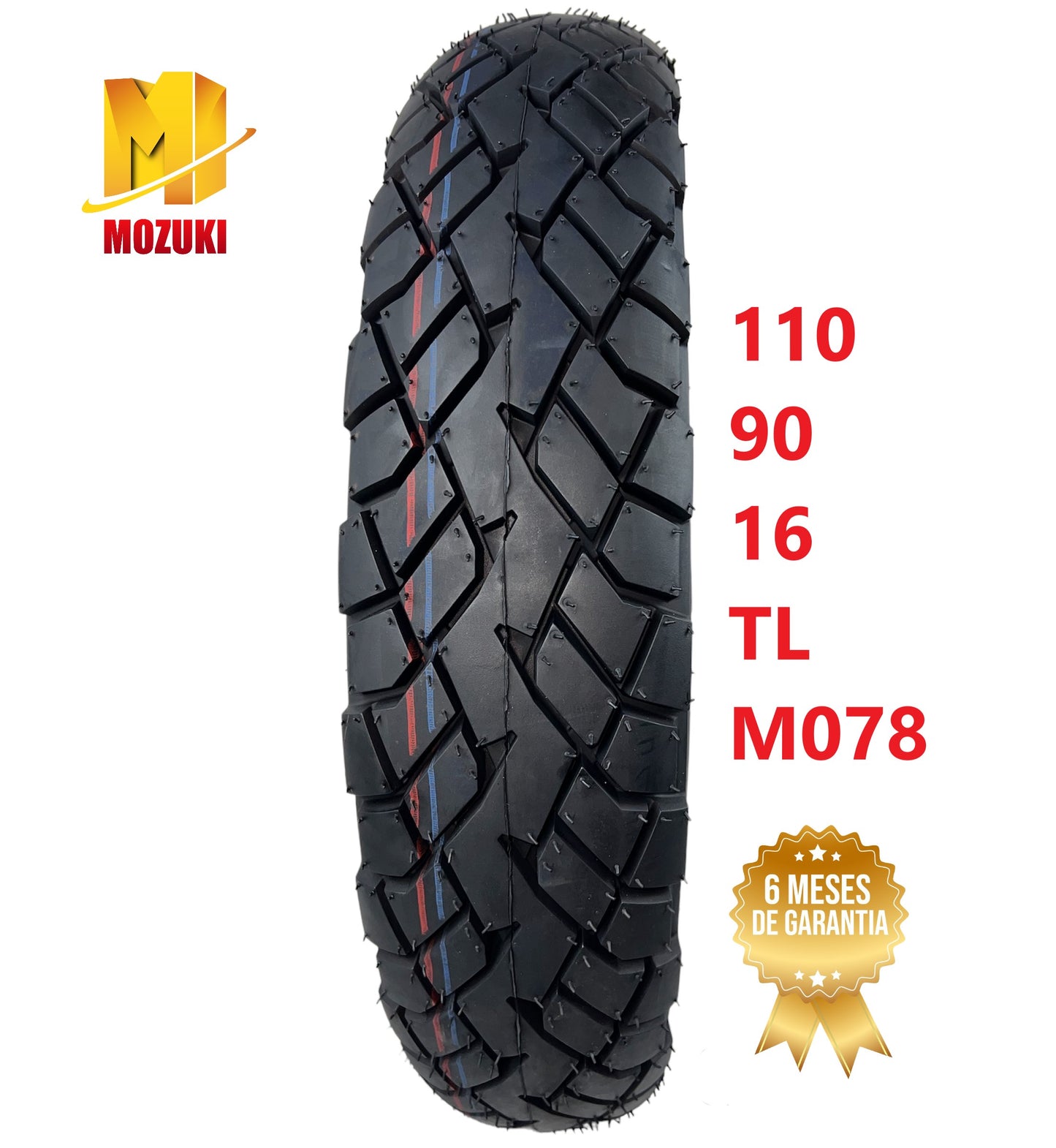 Neumático Mozuki 110/90-16TL SYM078