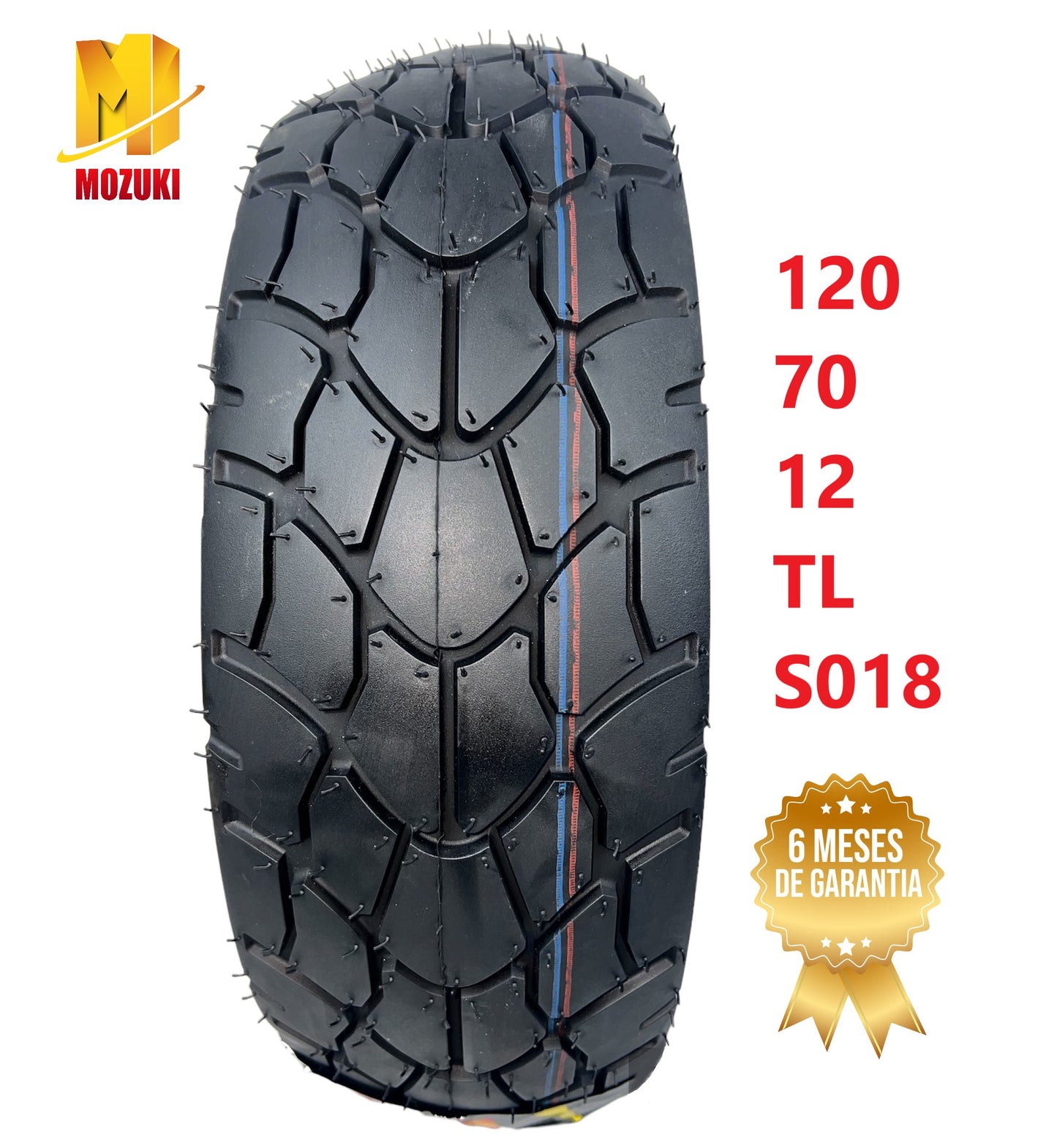 Neumático Mozuki 120/70-12TL SYS018