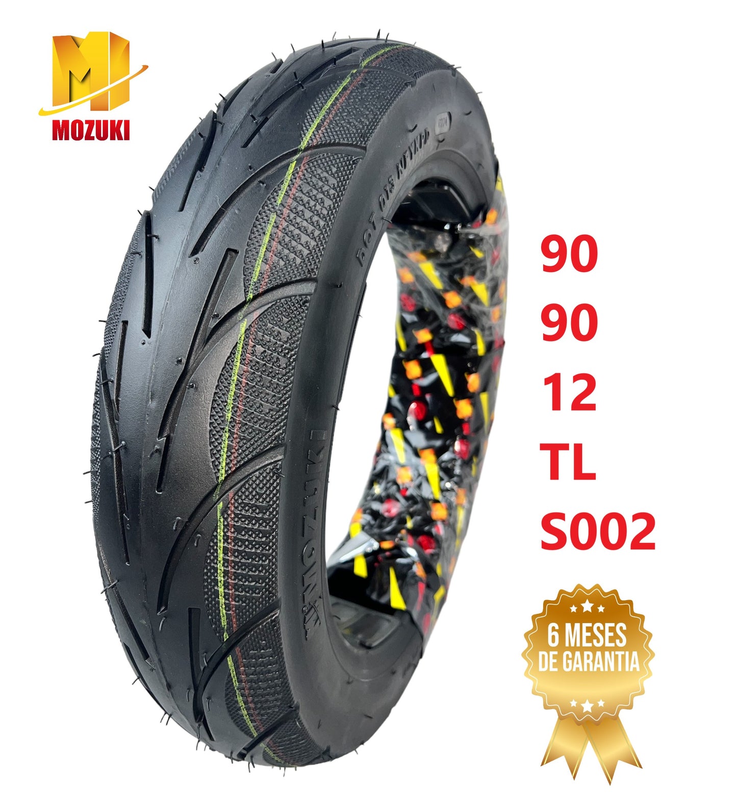 Neumático Mozuki 90/90-12TL SYS002
