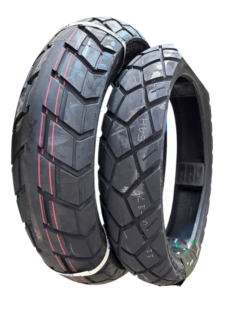 PAREJA DE NEUMATICO 160/60-17 CEAT + 110/70-17 X-CELINK MIXTO
