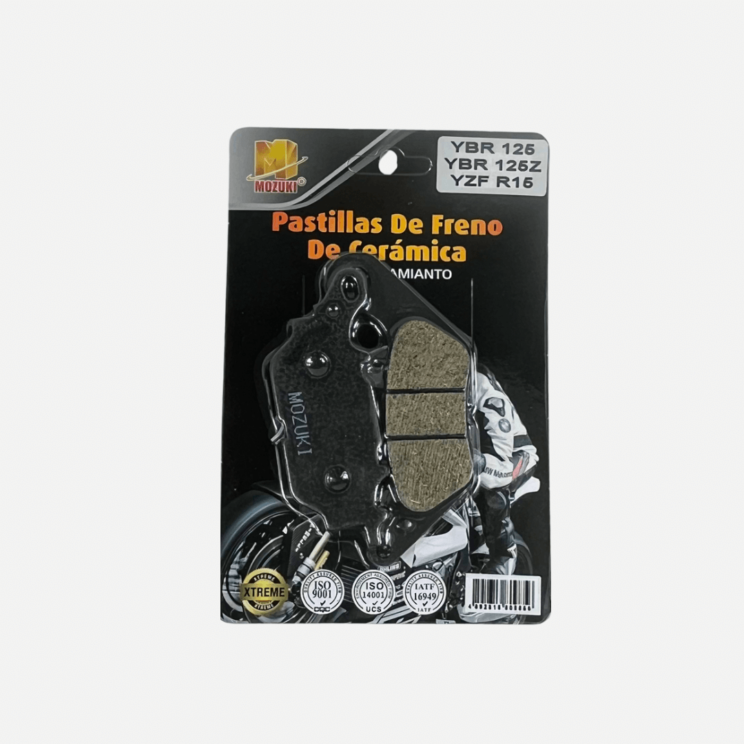 Pastilla MOZUKI Ybr 125 / Ybr 125z / Yzf R15 Delantera