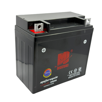 BATERIA 12N9AMP ALTA(BORNE IZQ) MOZUKI