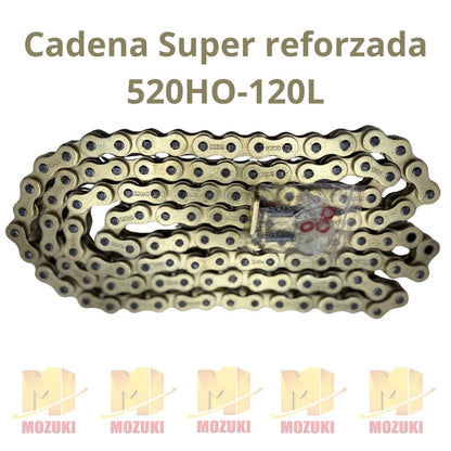CADENA 520HO-120L ORING DORADA MOZUKI
