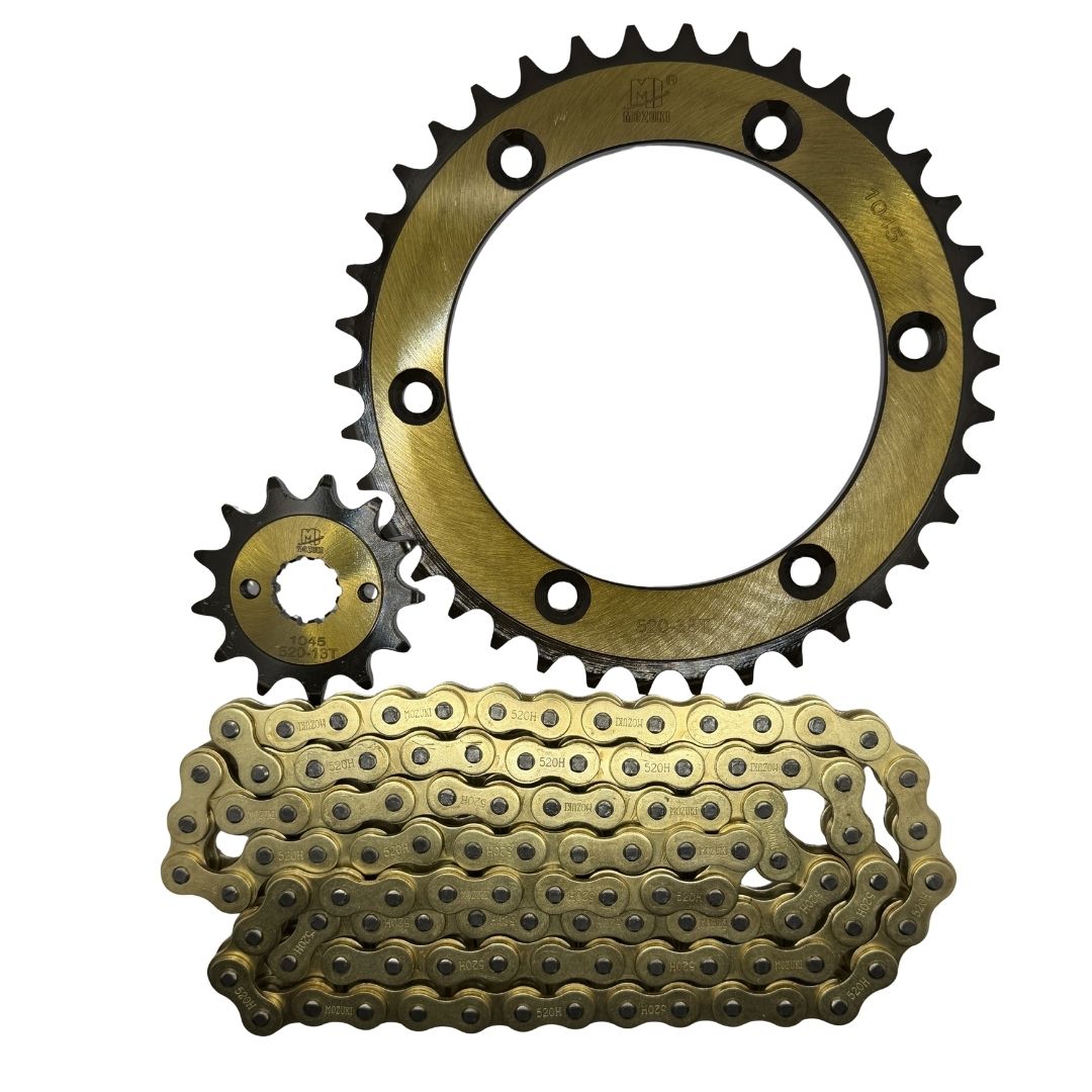 KIT DE TRANSMISIÓN HONDA XR250 TORNADO 38T/13T 520H-104L MOZUKI