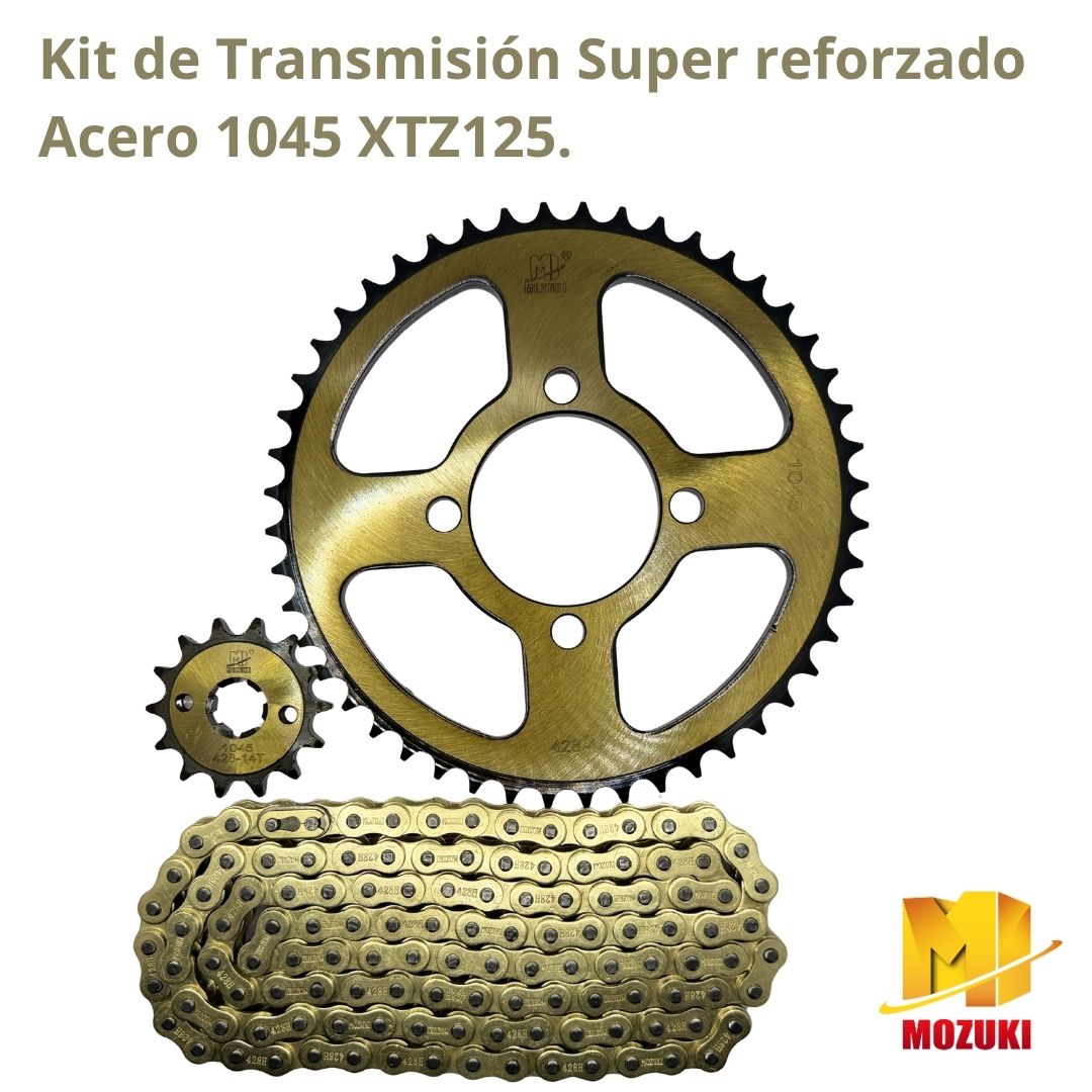 KIT TRANSMISION YMH XTZ 125 428H-122L 48T 14T MOZUKI