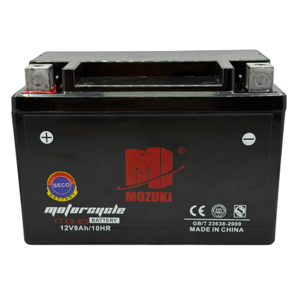 BATERIA 12NX9AMP (BORNE IZQ) MOZUKI