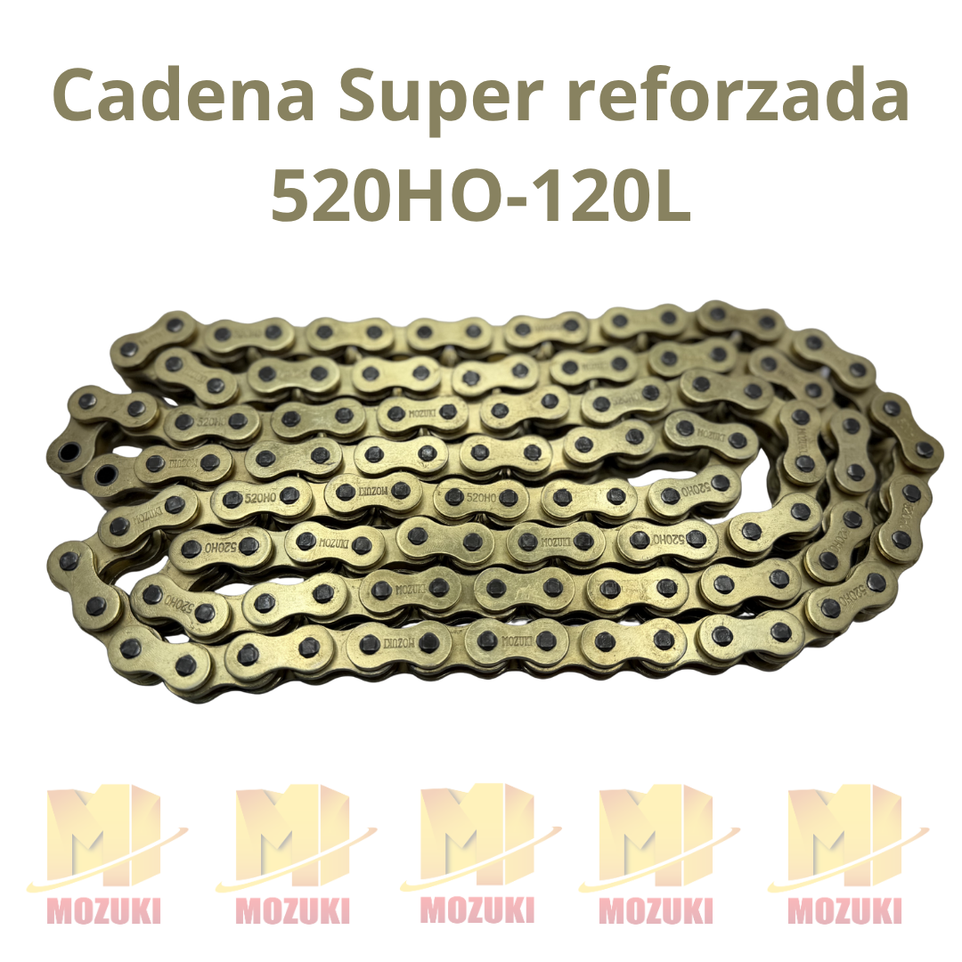 CADENA 520HO-120L ORING DORADA MOZUKI