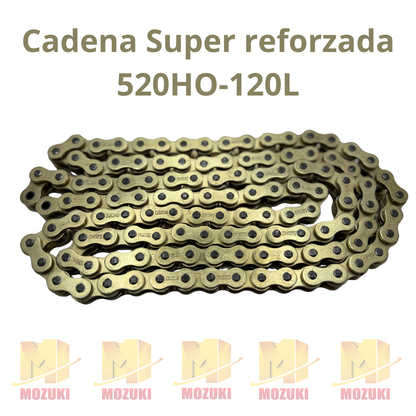 CADENA 520HO-120L ORING DORADA MOZUKI
