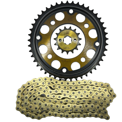 KIT TRANSMISION HONDA CB190R 45T/15T 428H-132L MOZUKI