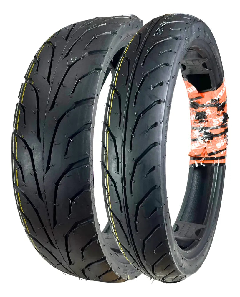 Pareja De Neumático Yamaha Fz16,gixxer150, Fz150, Fzs250