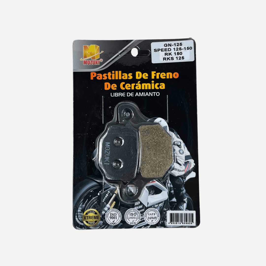 Pastilla MOZUKI Gn 125 / Speed 125-150 / Rk 150 / Rks125 Delantera
