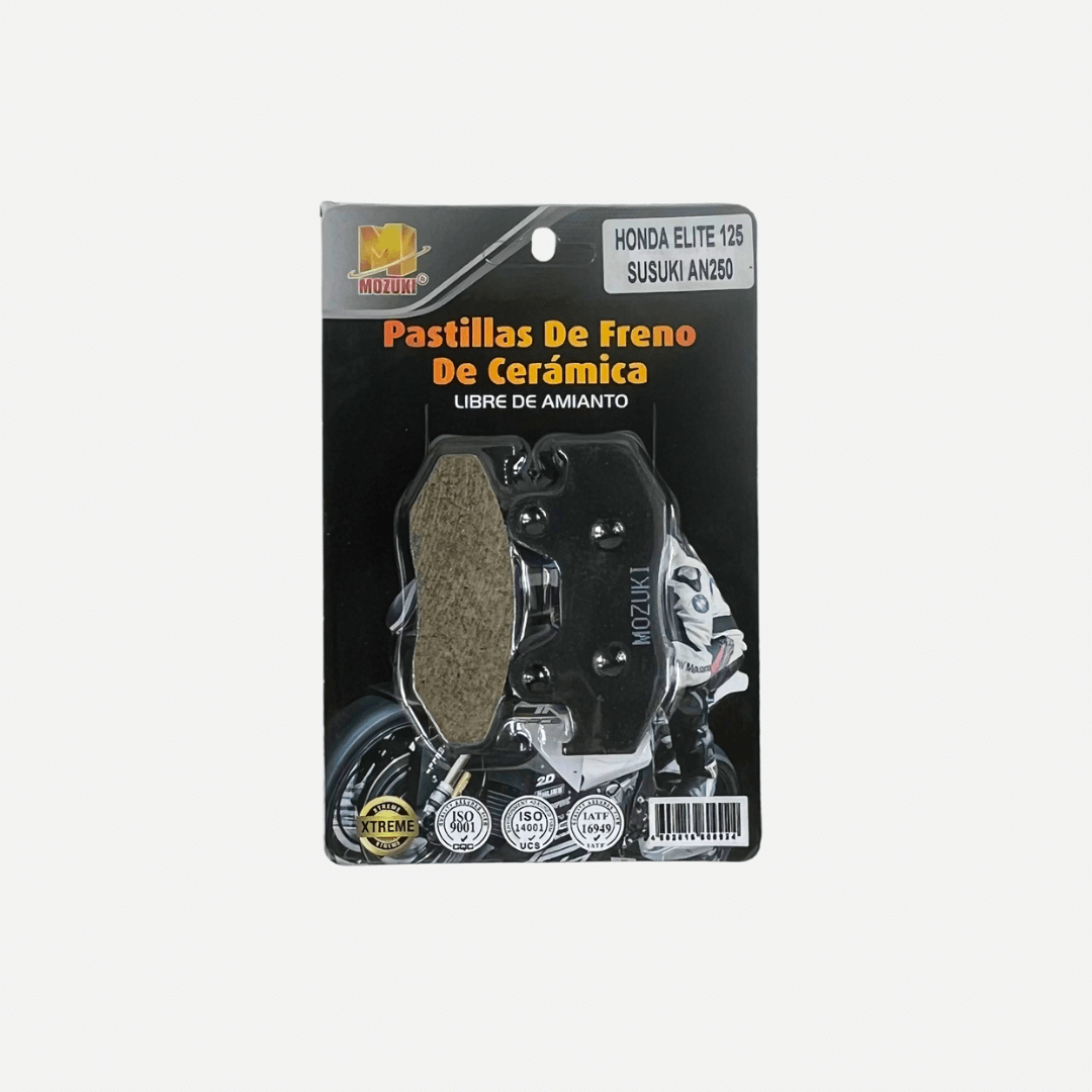 Pastilla MOZUKI Honda Elite 125 / Suzuki An 250 Delantera