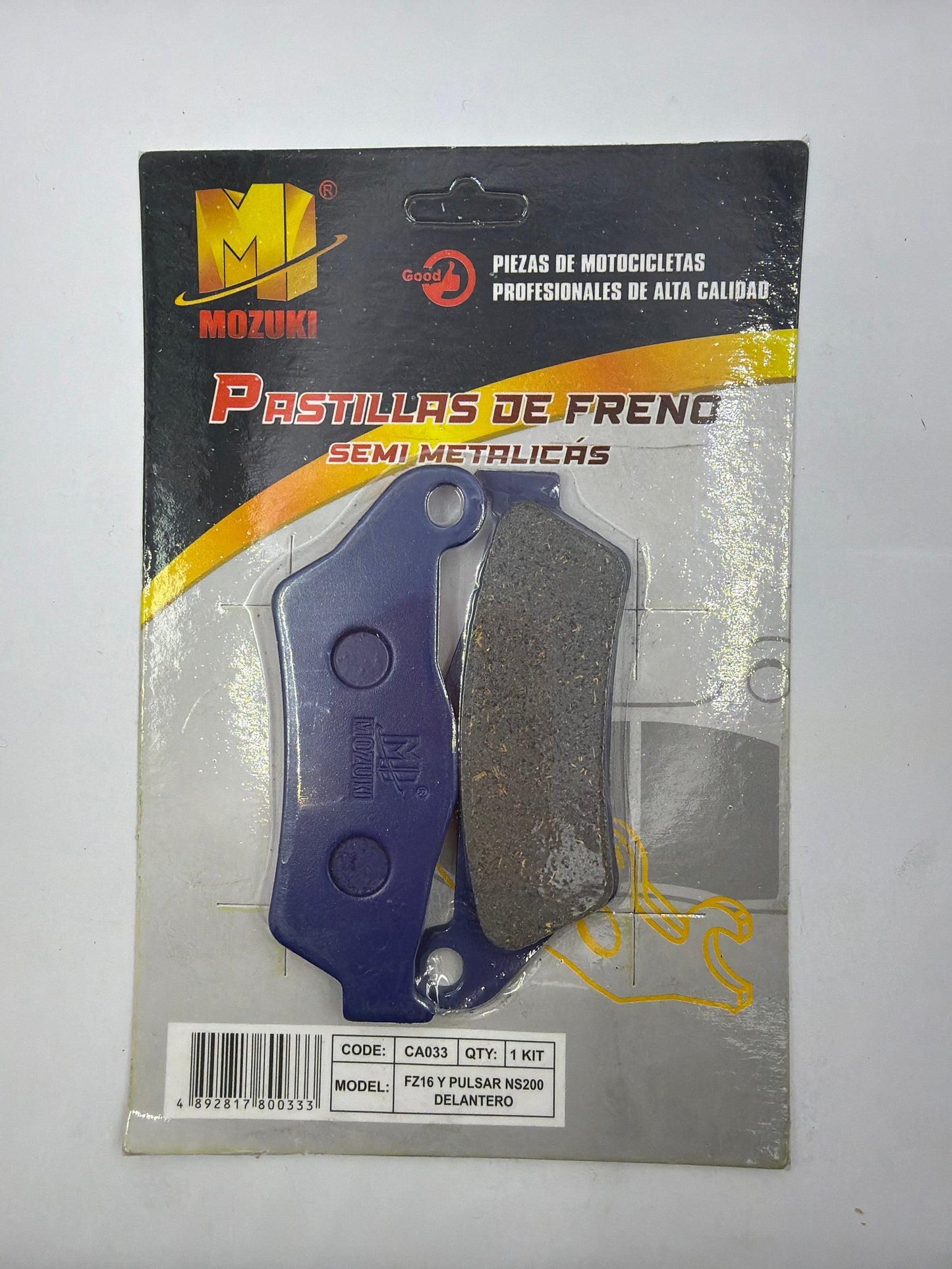 PASTILLA FRENO YAMAHA FZ16/NS125/NS135/NS150/NS160/PULSAR DT150 MOZUKI