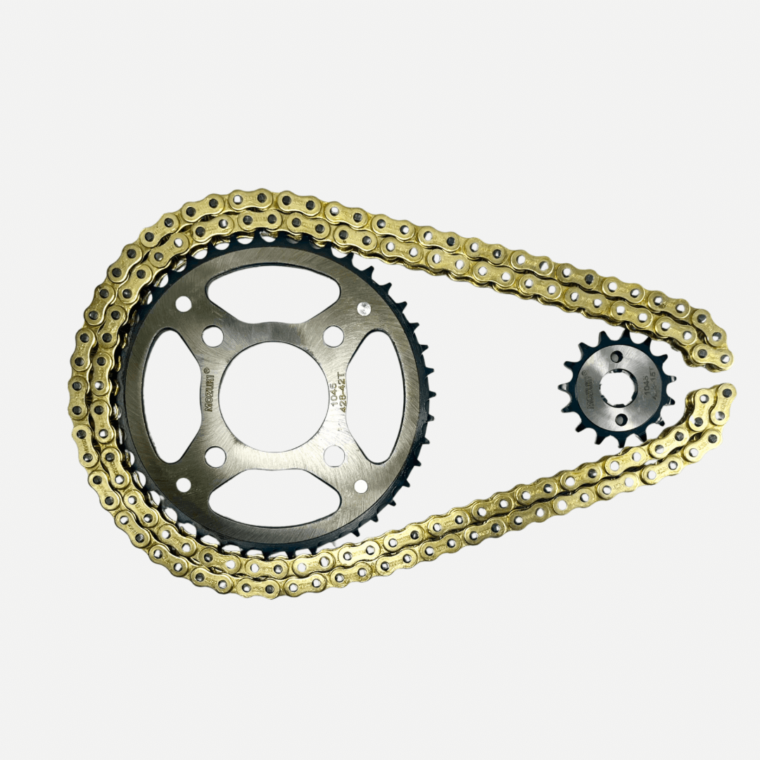 Kit transmisión MOZUKI Honda CB150 INVICTA 42T/15T 428H-132L