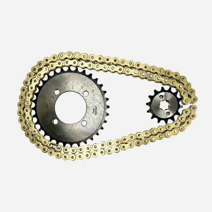 Kit transmisión MOZUKI Bicimoto 32T/14T 420H-110L