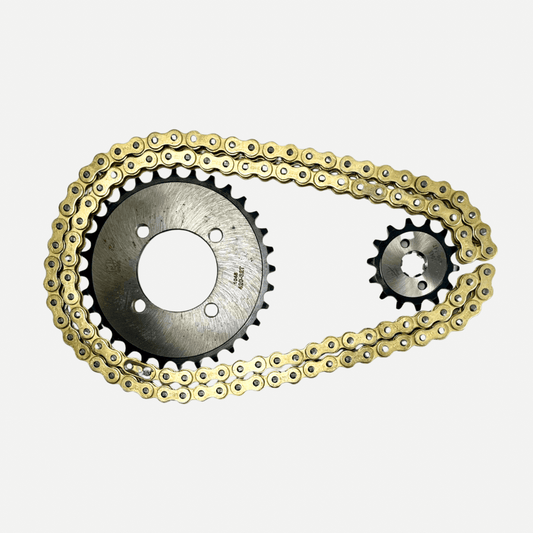 Kit transmisión MOZUKI Bicimoto 32T/14T 420H-110L