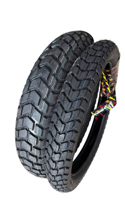 Pareja de neumatico 120/80-18 CEAT Y 90/90-19 M052 MOZUKI