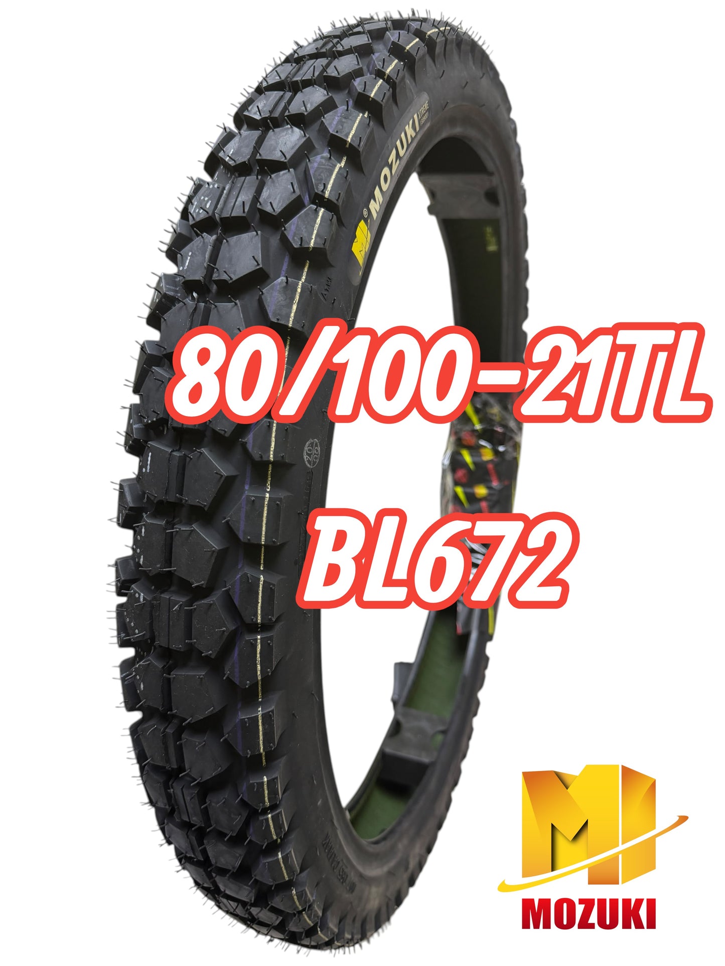 NEUMATICO DE MOTO 80/100-21TL BL672 MOZUKI